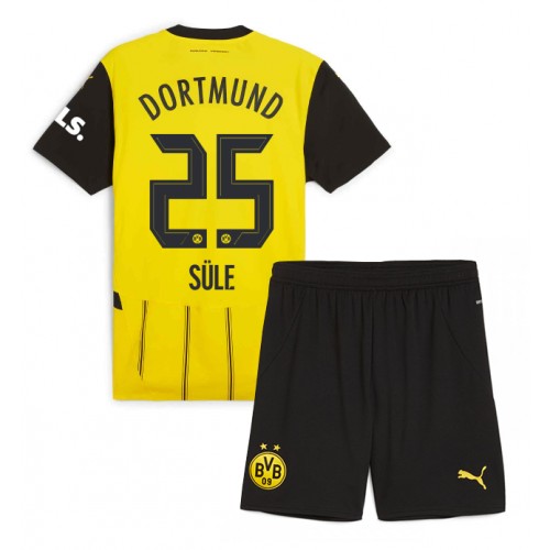 Dětský fotbalový dres Borussia Dortmund Niklas Sule #25 2024-25 Domácí Krátký Rukáv (+ trenýrky)